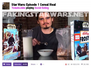 Jake Lloyd Broadcasts First Ever Star Wars Muk-Bang on Twitch