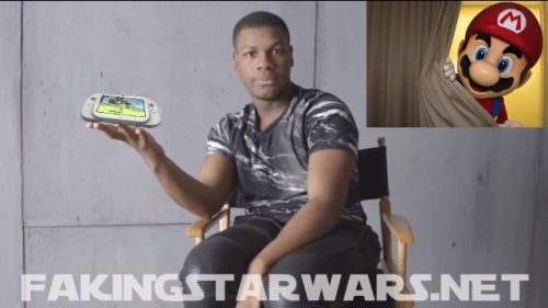 Boyega loves Nintendo... a lot.