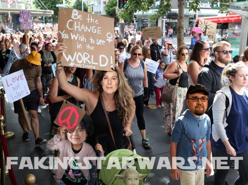 Kathleen Kennedy Attends Women's March