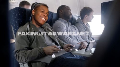 Boyega as he enjoys Breath of the Wild on his way home from Tokyo.
