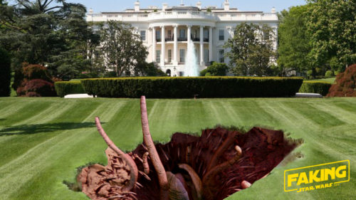 Sinkhole Reveals Sarlacc On White House Lawn