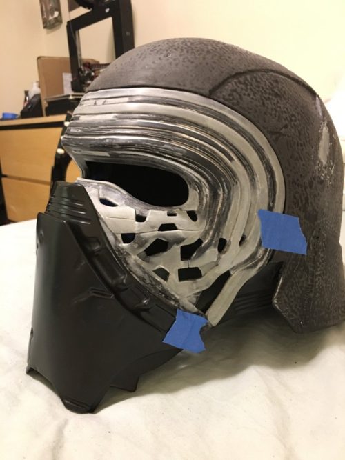 Guy Who Taped Kylo Ren’s Helmet Back Together Pretty Sure It Will Stick