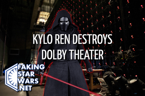 Kylo Ren Destroys Theater After Oscar Loss